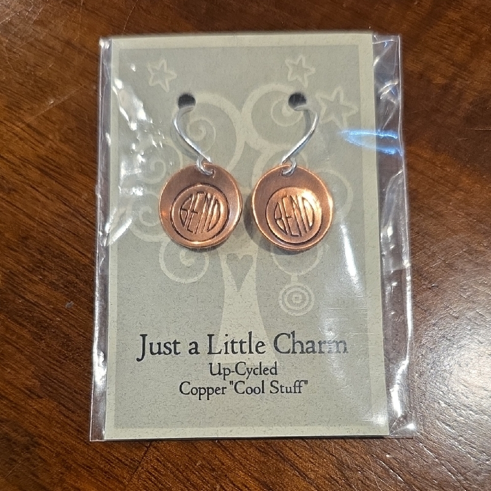 Handmade Up-cycled 'Bend' Earrings